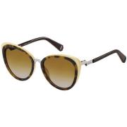 Max & Co Havana Light Yellow Sunglasses Multicolor, Dam