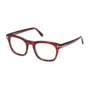 Tom Ford Blue Block Eyewear Frames Brown, Unisex