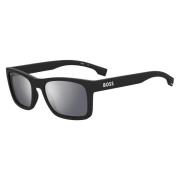 Hugo Boss Svart/Silver Solglasögon Black, Herr