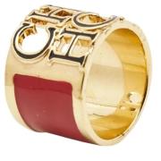 Carolina Herrera Pre-owned Pre-owned Metall ringar Yellow, Unisex