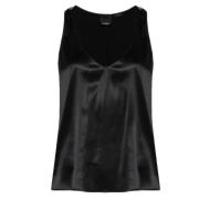 Pinko Sleeveless Tops Black, Dam