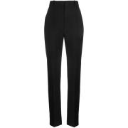 Alexander McQueen Slim-fit Trousers Black, Dam