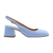 Luca Grossi Slingback Sandaler Solesmes Blue, Dam