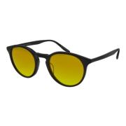 Barton Perreira Black/Yellow Shaded Sunglasses Black, Unisex