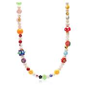 Nialaya Barock Pärlhalsband med Assorterade Pärlor Multicolor, Herr