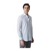 Mazzarelli Casual Shirts Blue, Herr