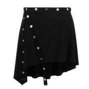 The Attico Short Skirts Black, Dam