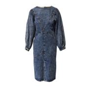 Isabel Marant Pre-owned Pre-owned Denim klnningar Blue, Dam