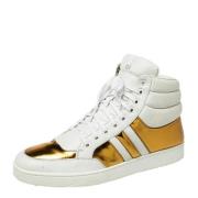 Gucci Vintage Pre-owned Laeder sneakers White, Dam