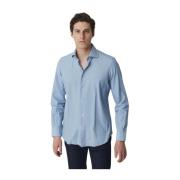 Mazzarelli Casual Shirts Blue, Herr