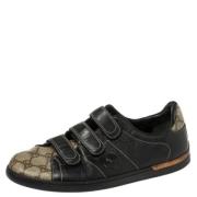 Gucci Vintage Pre-owned Laeder sneakers Black, Dam