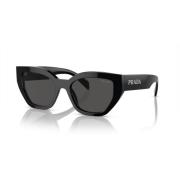 Prada Sunglasses PR A09S Black, Dam