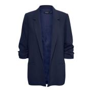 Soaked in Luxury Night Sky Blazer Jacka Blue, Dam