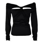 Gestuz Svart Inaragz Blus Black, Dam