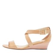 Jimmy Choo Pre-owned Pre-owned Laeder sandaler Beige, Dam