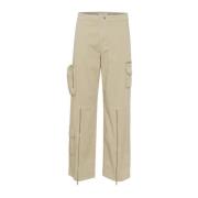 Gestuz Wide Trousers Green, Dam