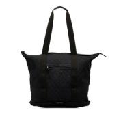 Gucci Vintage Pre-owned Canvas totevskor Black, Dam