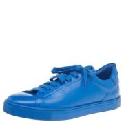 Burberry Vintage Pre-owned Laeder sneakers Blue, Dam