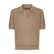 Dolce & Gabbana Polo Shirts Beige, Herr