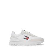 Tommy Hilfiger Vita Sneakers Klassisk Modell White, Herr