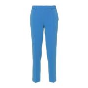Alberto Biani Slim-fit Trousers Blue, Dam