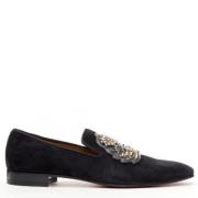 Christian Louboutin Pre-owned Pre-owned Mocka lgskor Black, Dam