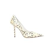 Jimmy Choo Pre-owned Pre-owned Laeder klackskor Beige, Dam