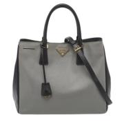 Prada Vintage Pre-owned Laeder totevskor Black, Dam