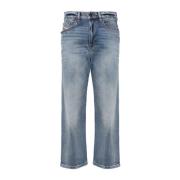 Diesel Cropped Jeans Blue, Dam