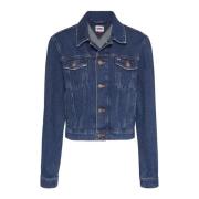 Tommy Jeans Winter Denim Jacka Blue, Dam