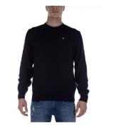 Napapijri Round-neck Knitwear Blue, Herr