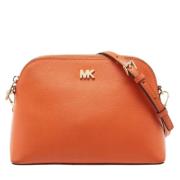 Michael Kors Pre-owned Pre-owned Laeder crossbodyvskor Orange, Dam