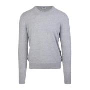 Fedeli Round-neck Knitwear Gray, Herr