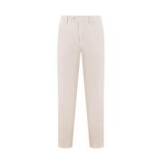 Caruso Beige Stretch Bomullsbyxor Beige, Herr