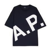 A.p.c. T-Shirts Blue, Herr