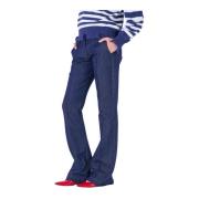 Silvian Heach Flared Jeans Blue, Dam