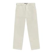 Iuter Wide Trousers Beige, Herr