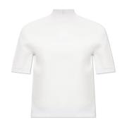 Tory Burch Topp med logotyp White, Dam