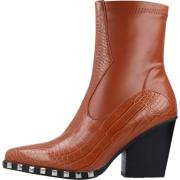 Noa Harmon Heeled Boots Brown, Dam