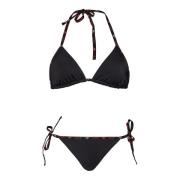 Emporio Armani EA7 Stilren Dam Bikini för Sommaren Black, Dam