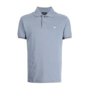 Emporio Armani Polo Shirts Blue, Herr