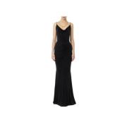 Elisabetta Franchi Elegant Klänning Black, Dam