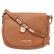 Michael Kors Pre-owned Pre-owned Laeder crossbodyvskor Brown, Dam