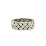 Bottega Veneta Vintage Pre-owned Silver ringar Gray, Dam