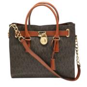 Michael Kors Pre-owned Pre-owned Laeder totevskor Brown, Dam