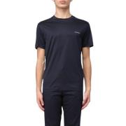 Emporio Armani T-Shirts Blue, Herr