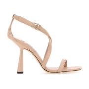 Jimmy Choo High Heel Sandals Beige, Dam