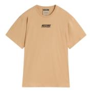 Moschino Broderad Logo T-shirt Beige, Herr