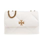 Tory Burch Kira Diamond quiltad axelväska White, Dam