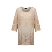 Mes Demoiselles Knitwear Beige, Dam